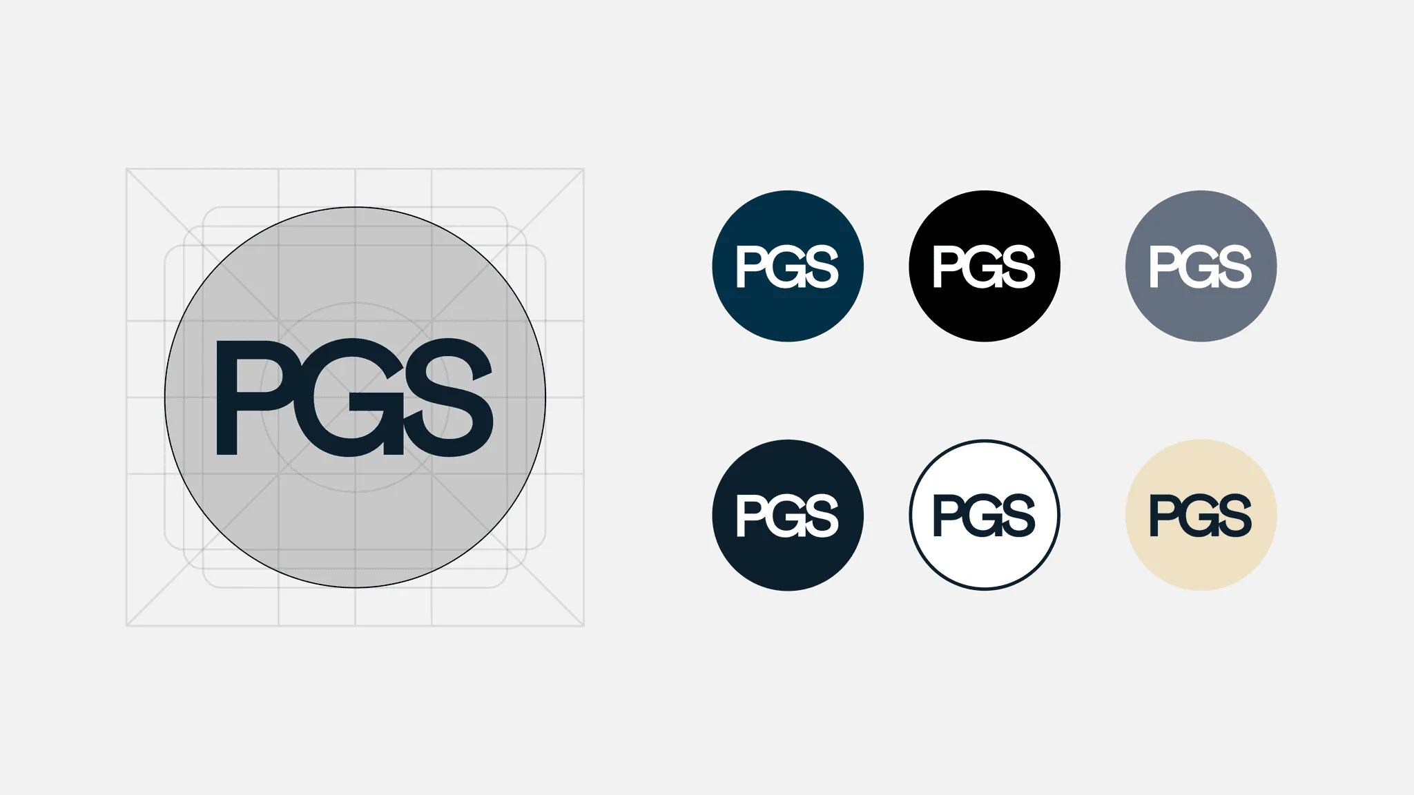 PGS monogram in several colourways