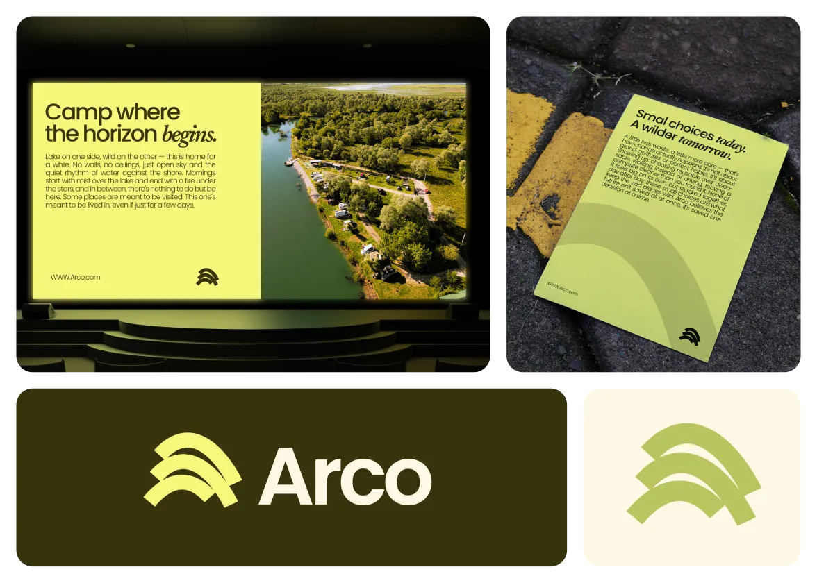 Arco brand identity by Logomint