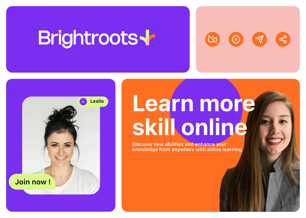 Brightroots brand identity by Logomint