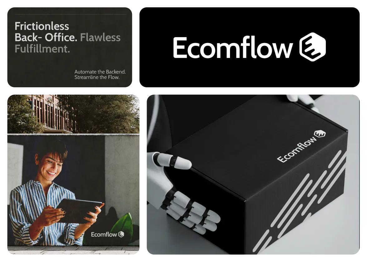 Ecomflow brand identity by Logomint