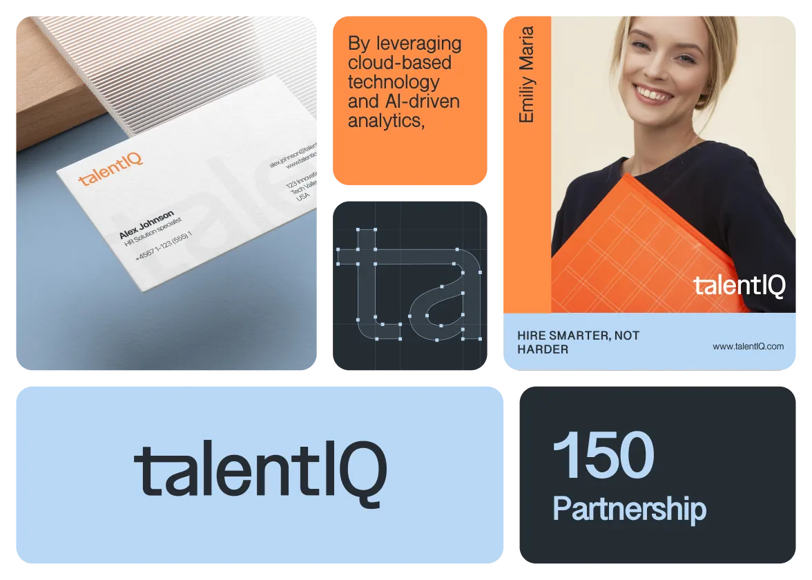 TalentIQ brand identity by Logomint