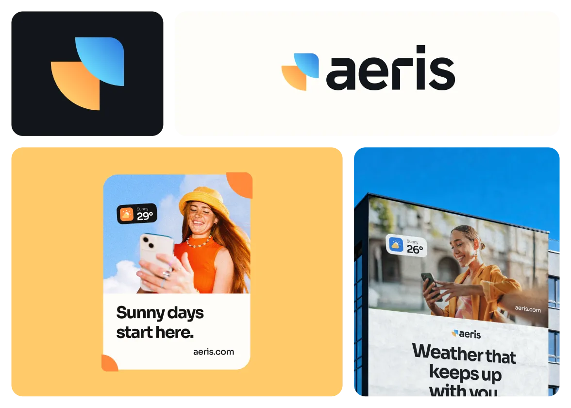 Aeris brand identity by Logomint