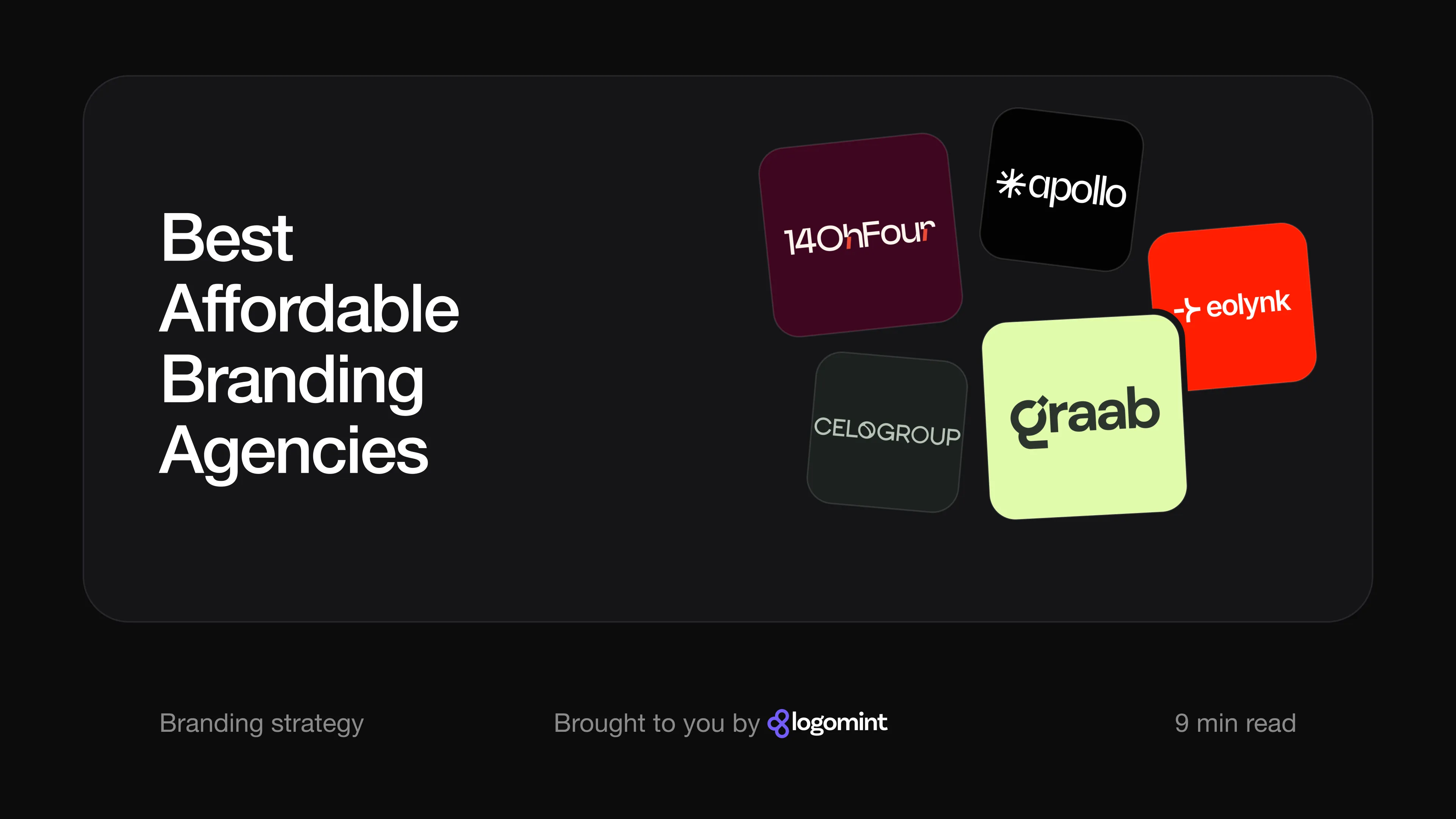 Cover with the title "Best affordable branding agencies in 2026"
