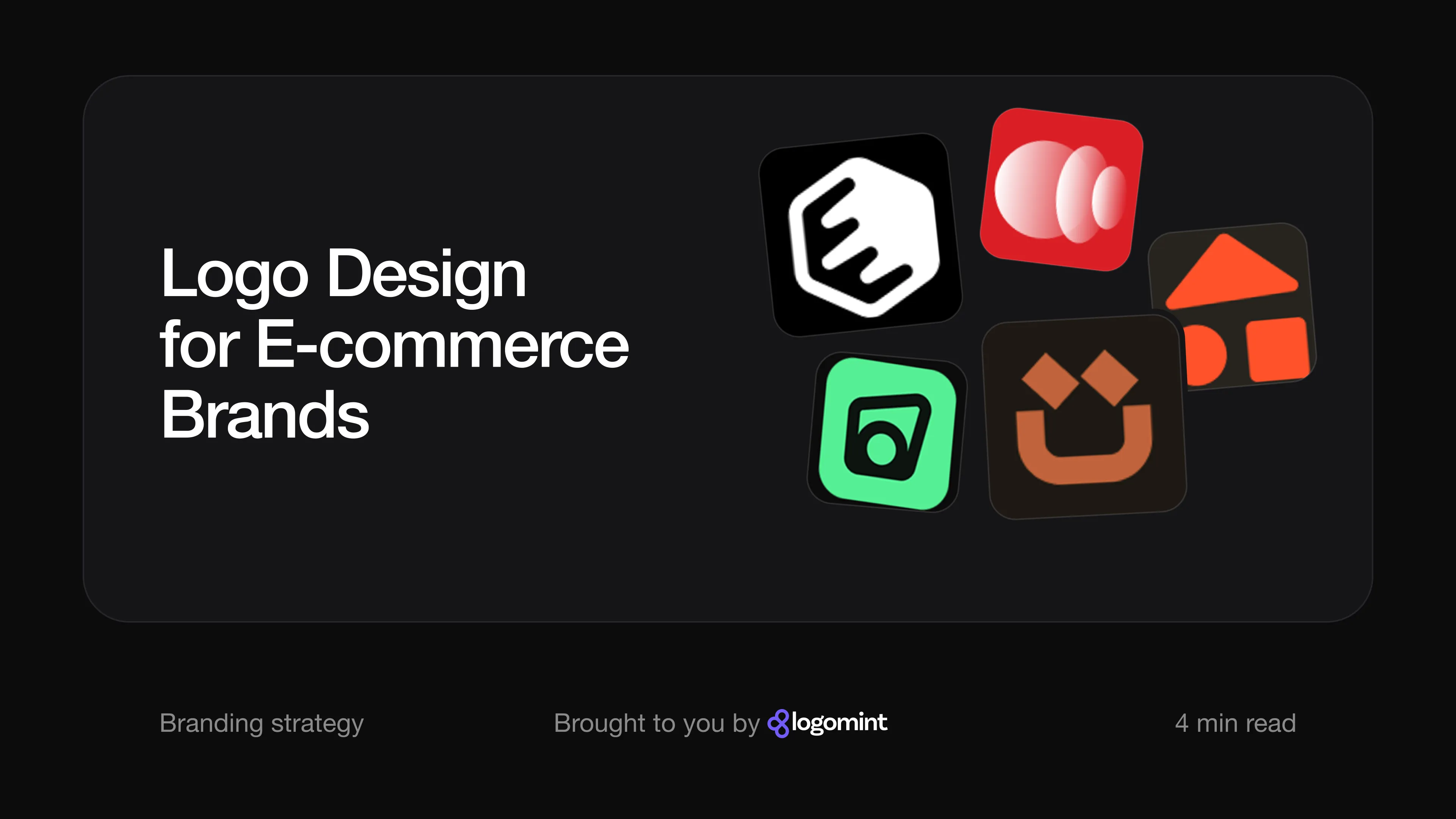 Cover with the title "E-commerce mistakes in logo design"
