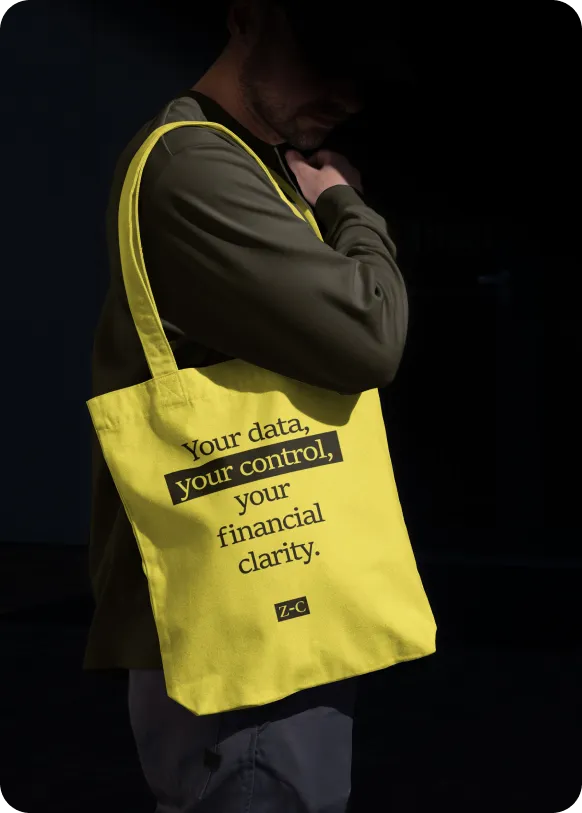 Tote bag mockup, brand identity by Logomint